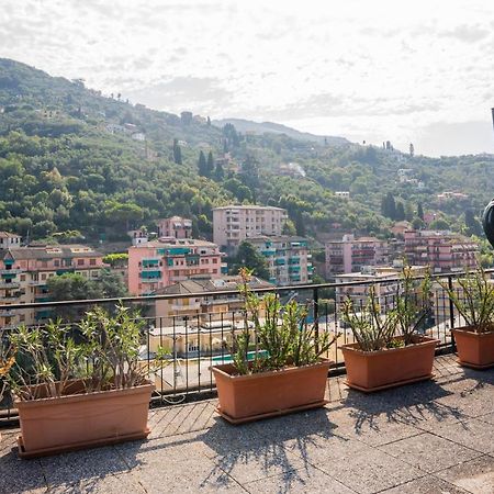 073 - Casa Rapallo con Attico privato, 10 minuti Mare Spiaggie a piedi Esterno foto