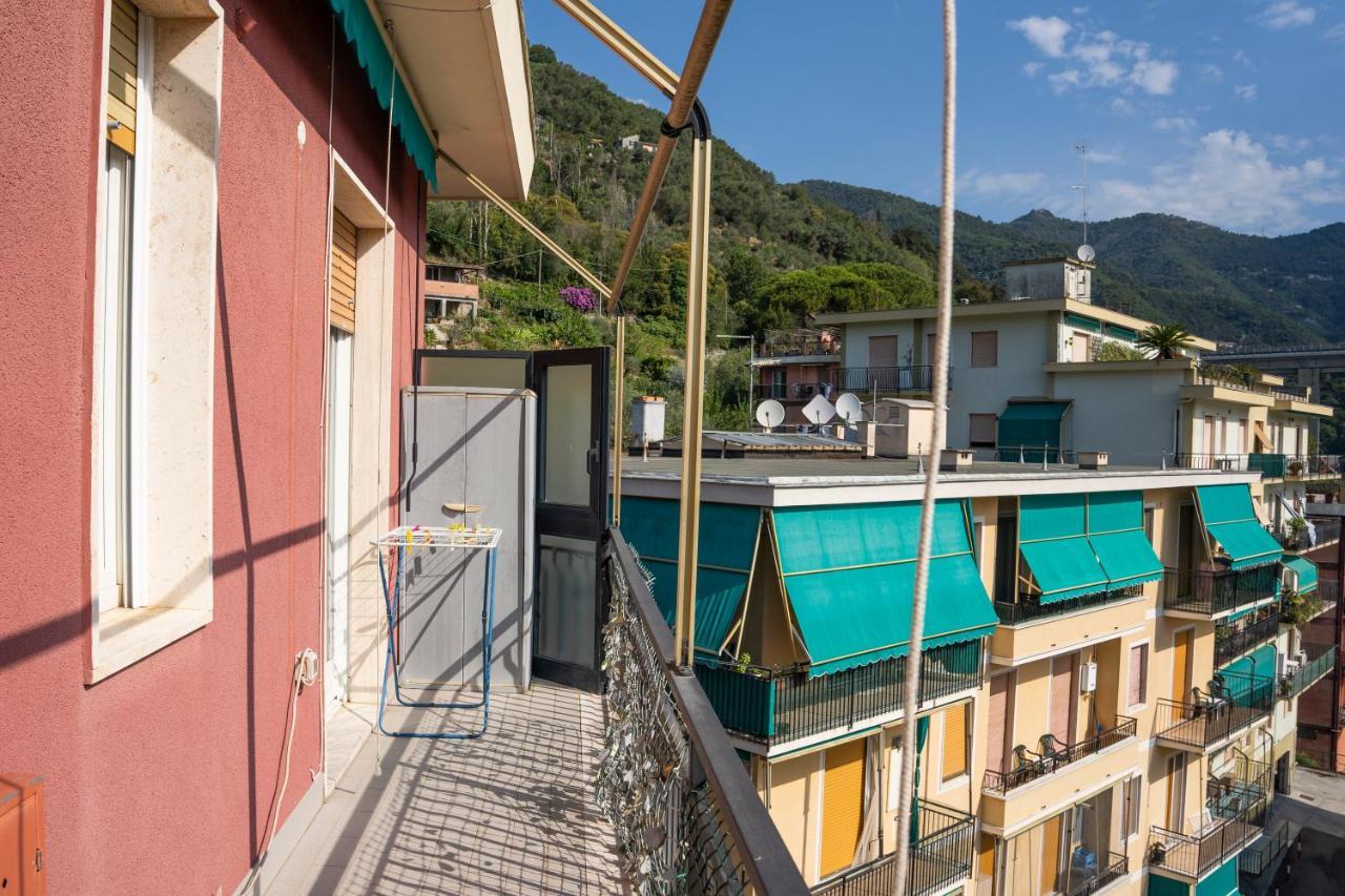 073 - Casa Rapallo con Attico privato, 10 minuti Mare Spiaggie a piedi Esterno foto